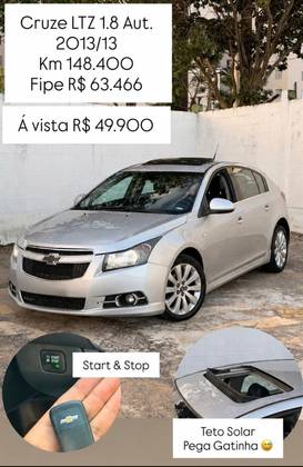 CHEVROLET CRUZE 1.8 LTZ SPORT6 16V FLEX 4P AUTOMÁTICO CHEVROLET CRUZE 1.8 LTZ SPORT6 16V FLEX 4P AUTOMÁTICO